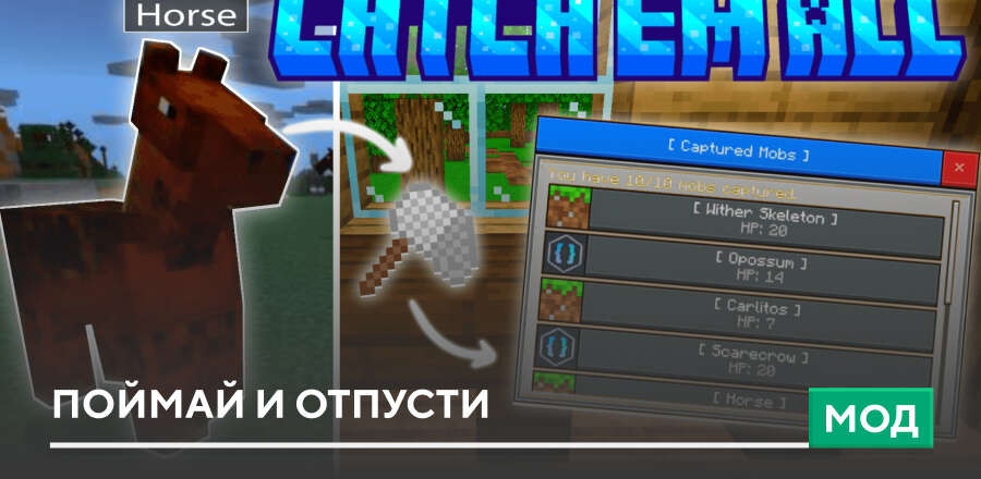 Мод: Поймай и отпусти