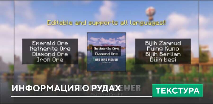 Текстуры: Информация о Рудах