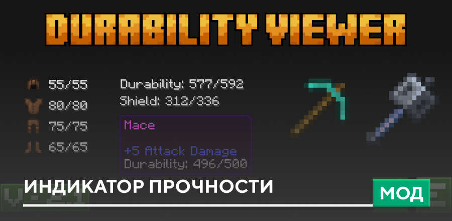 Мод: Индикатор прочности