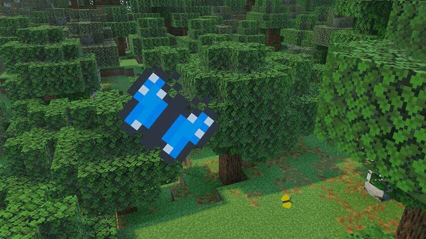 Синяя бабочка