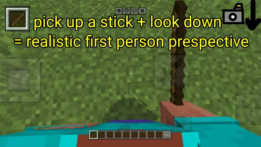 Игрок видит свое тело