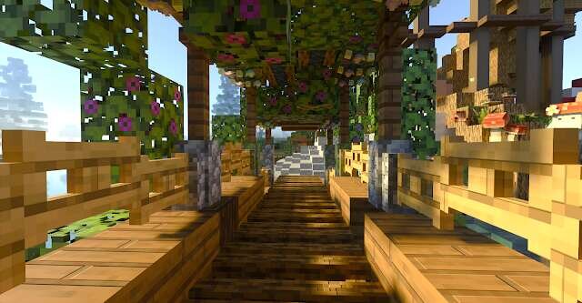 Деревянный коридор