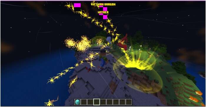 Выстрелы молний Дракона