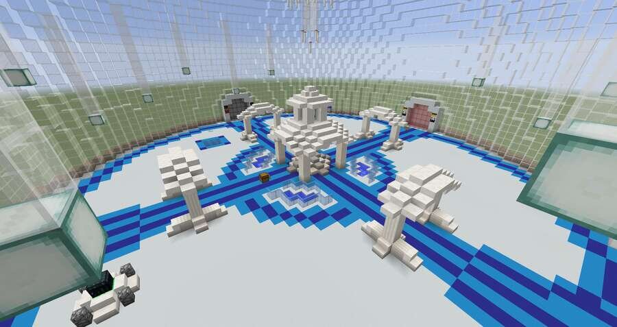 Арена под куполом внутри