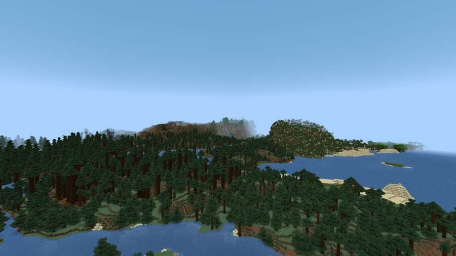 Вид на океан прямо у острова 2