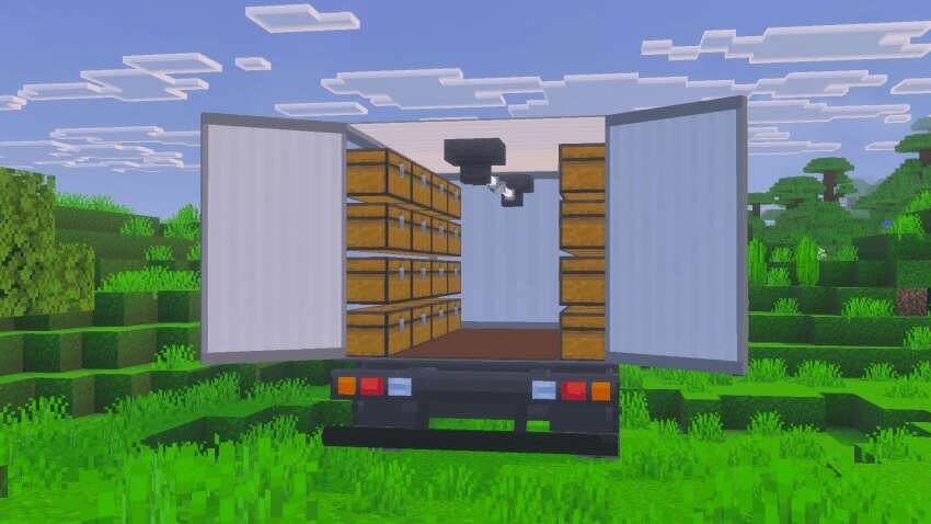 Прицеп со множеством Сундуков