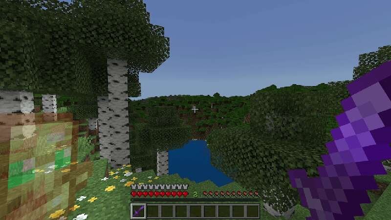 Прозрачный Тотем бессмертия в руке игрока