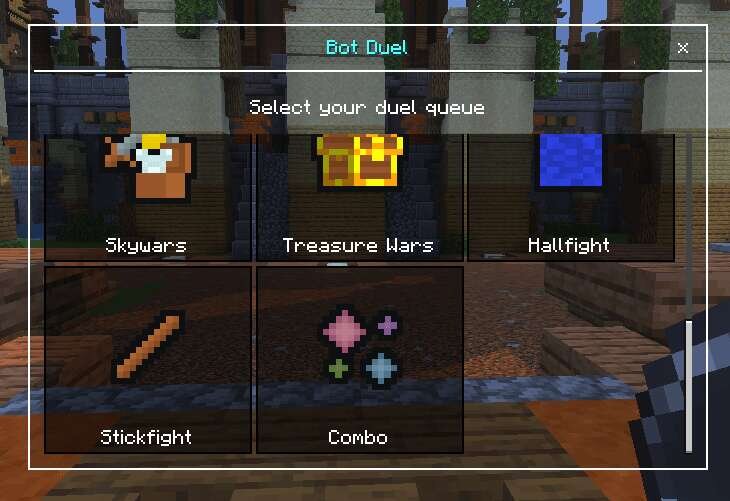 Меню настроек