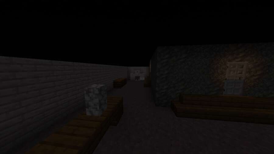 Очень темная комната