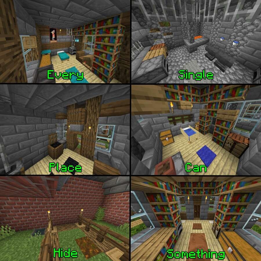 Интерьеры построек дополнения