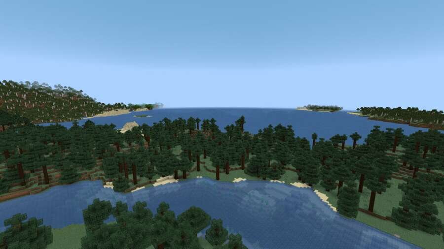 Вид на океан прямо у острова