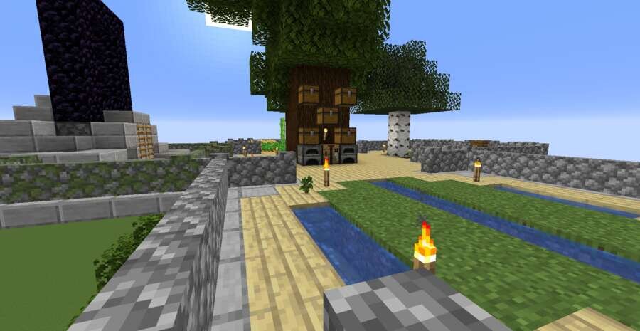 Полноценный дом на дереве вид внутри