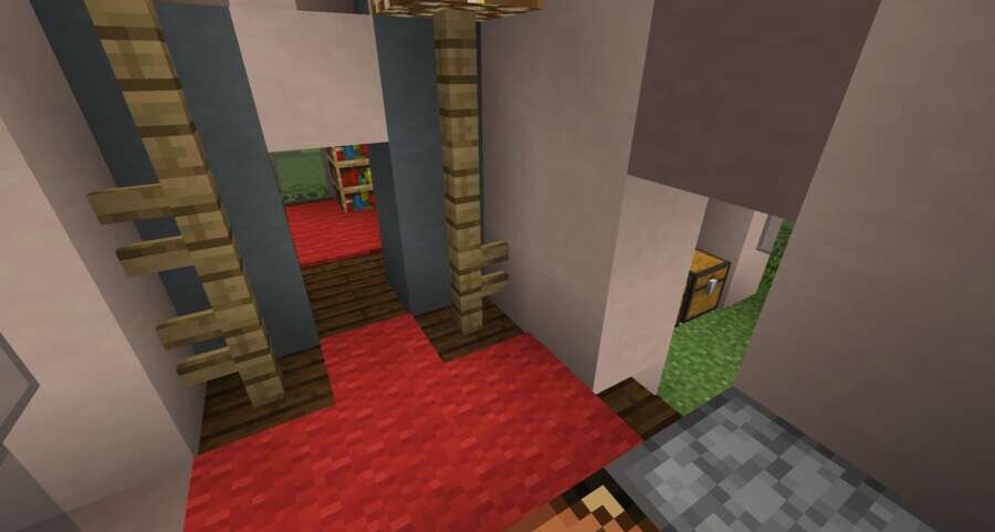 Маленький, современный дом вид внутри 2