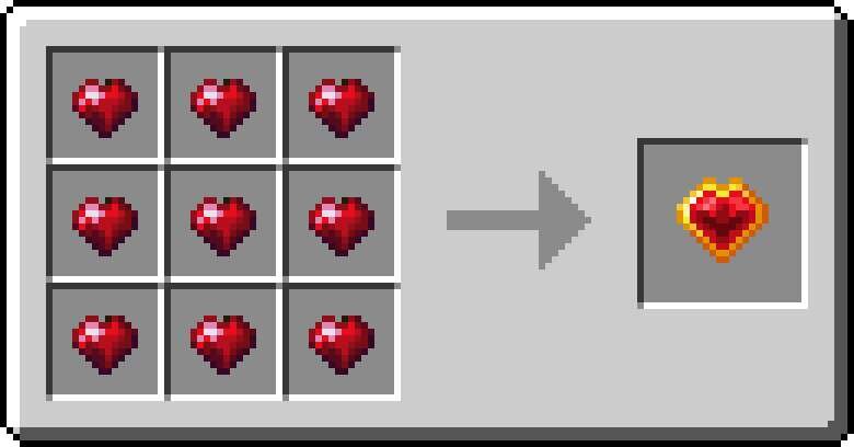 Хранилище сердца рецепт крафта