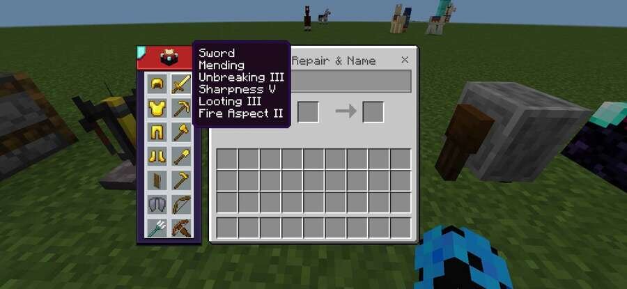 Информация о чарах предмета