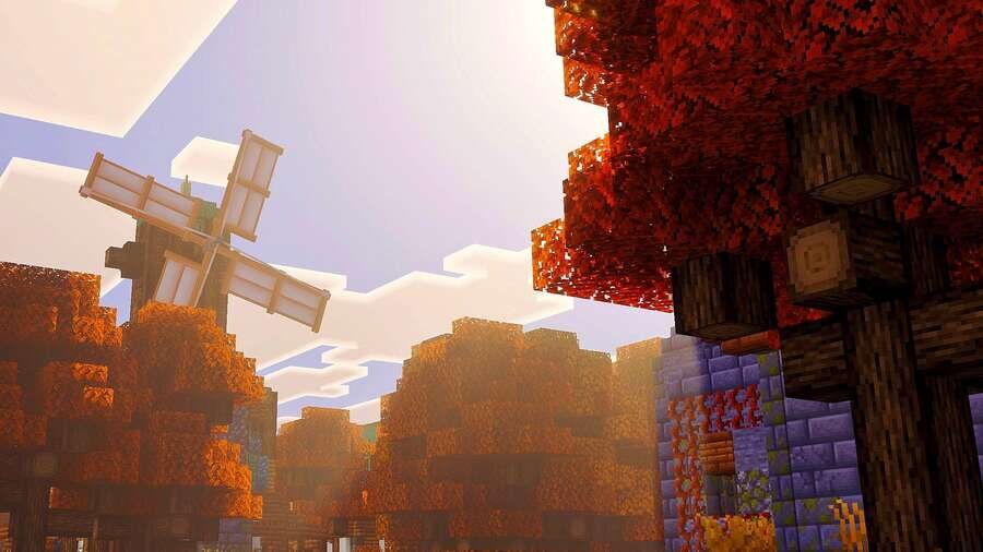 Мельница в лесу