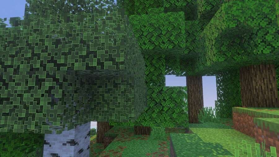 Пиксельное выделение листвы