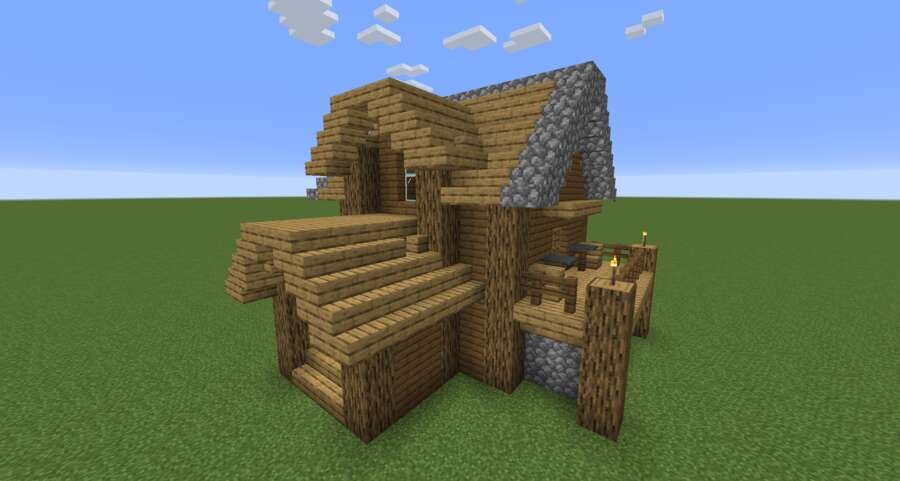 Компактное жилище вид спереди