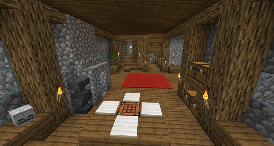 Каменная база вид внутри 2