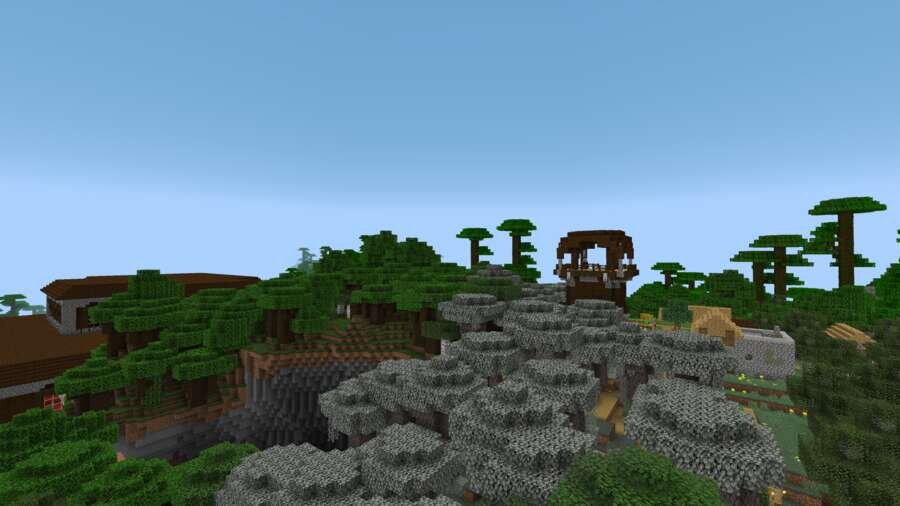 Вид на уникальные структуры сверху 2