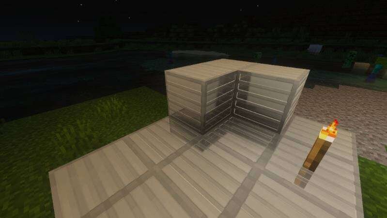 Освещение от Железного блока