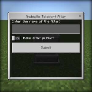 Настройки Алтаря