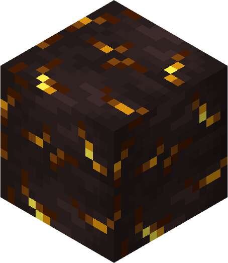 Метеоритный позолоченный камень