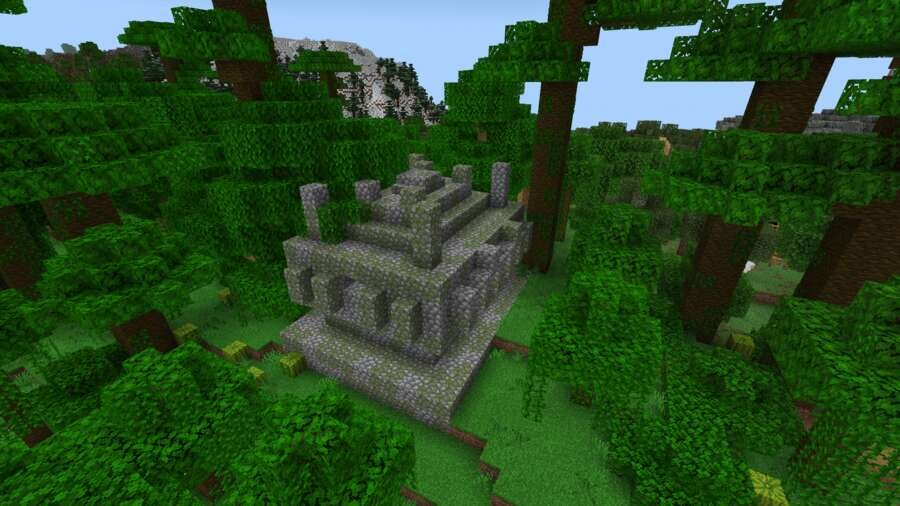 Храм джунглей вид сверху