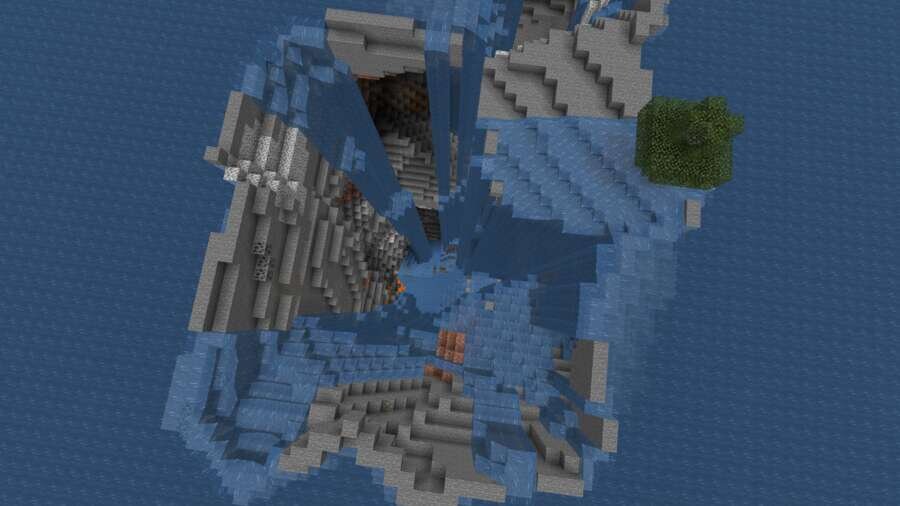 Вид на ущелье сверху