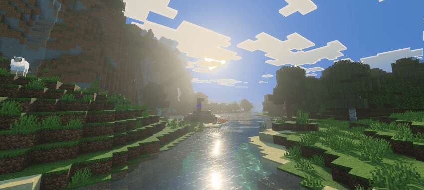 Освещение реки