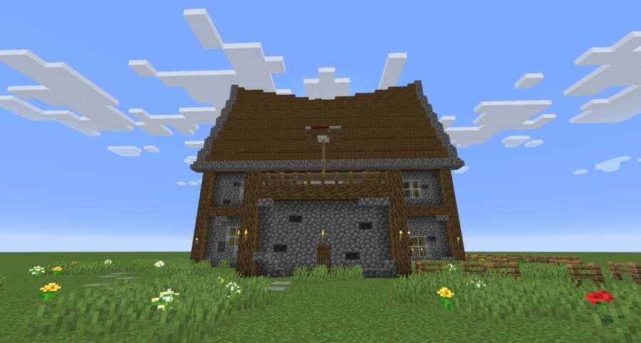 Каменная база вид спереди