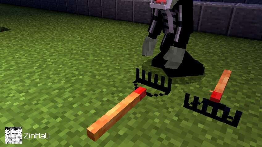 Садовые грабли в игре