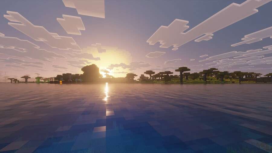 Закат за холмами