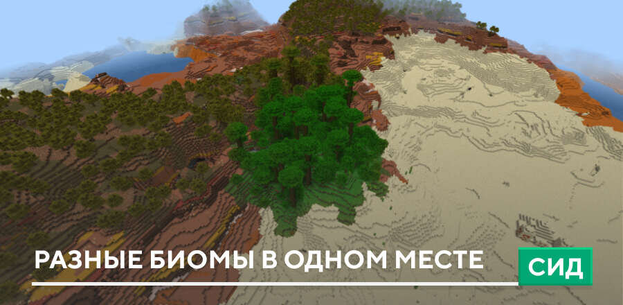 Сид: Разные биомы в одном месте