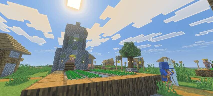 Полдень в деревне