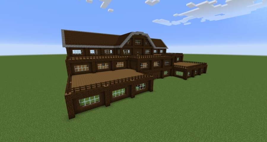 Четырехэтажный дом вид спереди