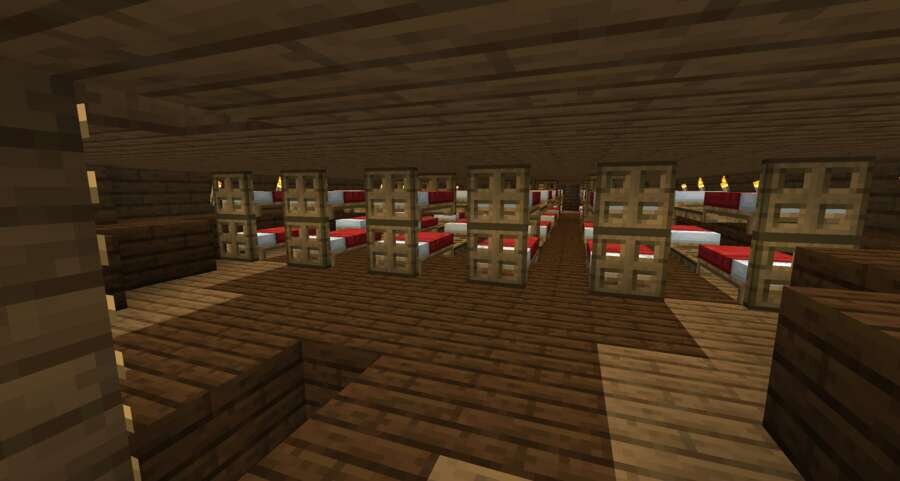 Пиратское судно вид внутри 2