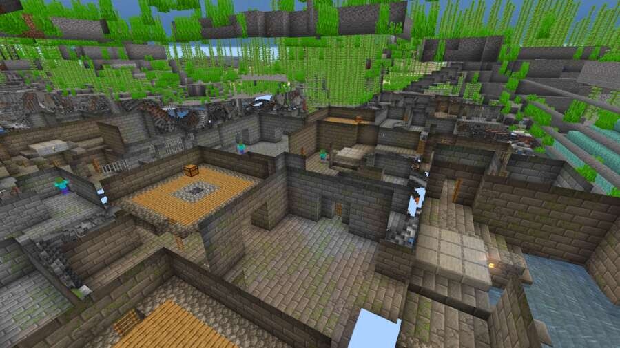 Вид на подземную крепость сверху 2