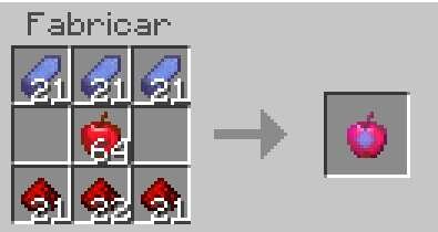 Красное неонитовое яблоко