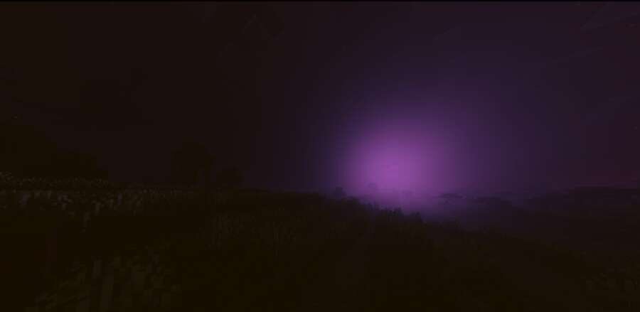 Пурпурное освещение