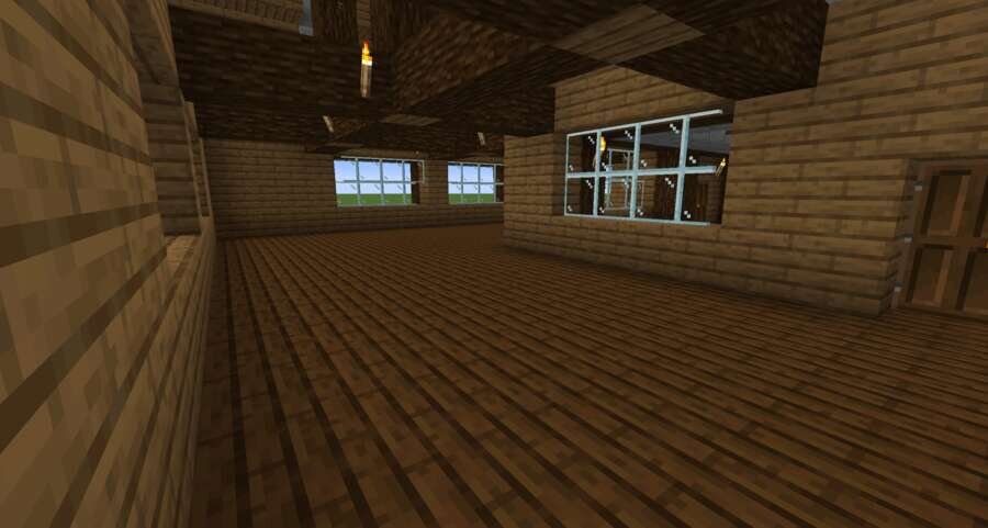 Дом на воде вид внутри 2