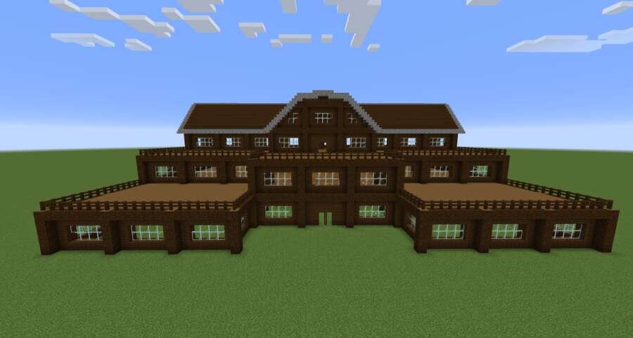 Четырехэтажный дом вид спереди 2