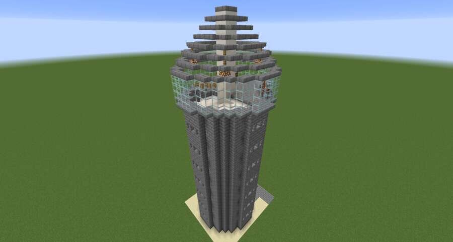 Прибрежный маяк вид сверху