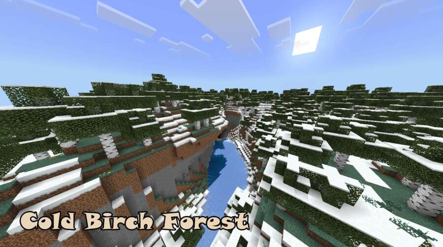 Холодный березовый лес