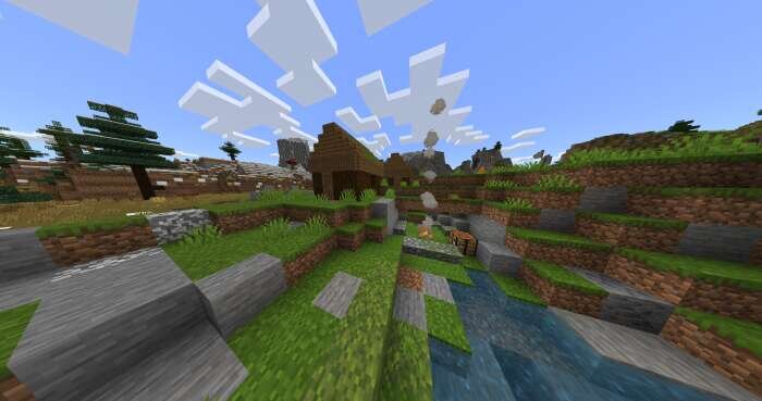 Маленький домик на равнине