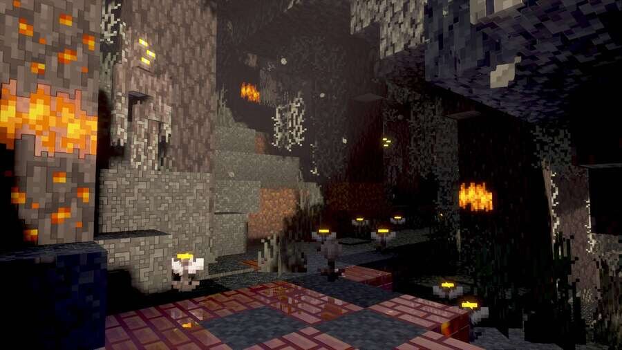 Освещение в бледном биоме