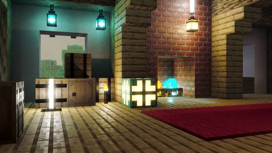 Блоки освещения в комнате