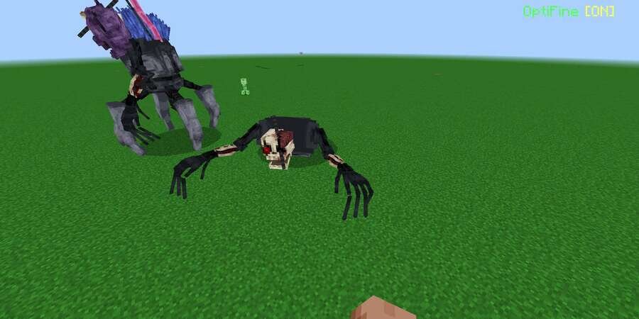 Страшный монстр с черепом