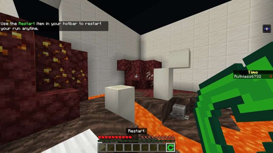 Уровень паркура в виде измерения Нижнего Мира