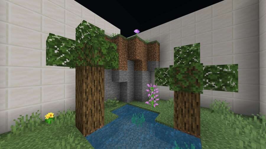 Два дерева в маленькой комнате